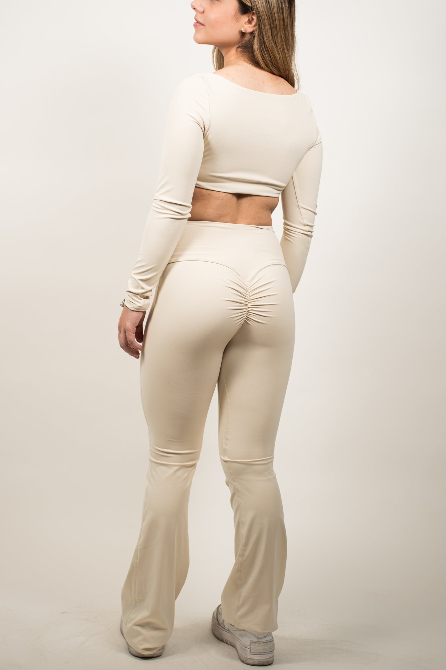 Leggin Beige Acampanado