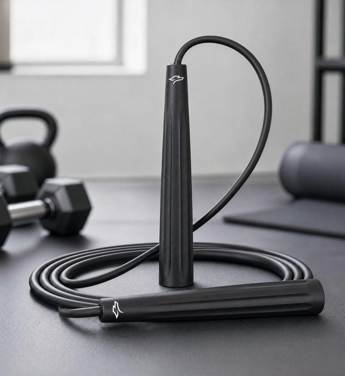 Cuerda Para Saltar Ajustable Cardio Fitness y Entrenamiento Funcional Ideal para Sesiones de Saltos y Rutinas de Ejercicios Spike Activewear