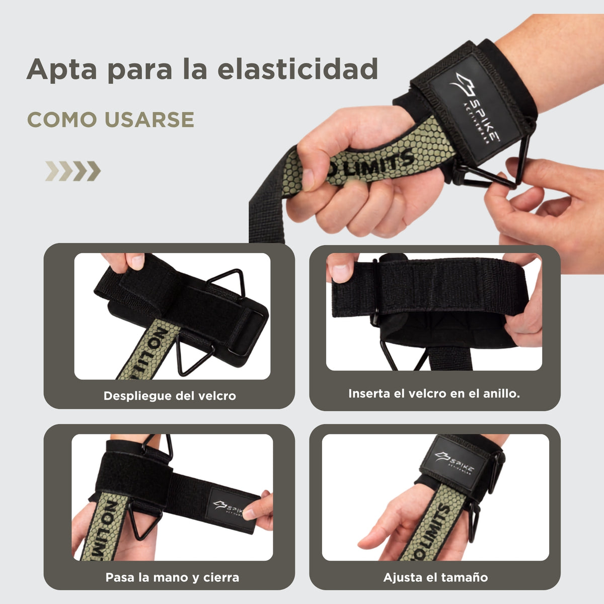 STRAPS CON MUÑEQUERA Y GRILLETES