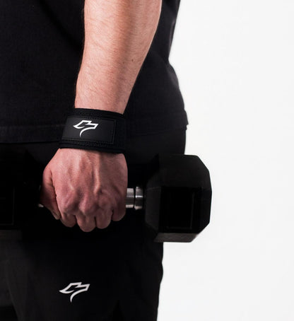 Correas de Levantamiento Negro Straps Gym  Ergonómicas para Entrenamiento Intenso y Comodidad Máxima Spike Activewear