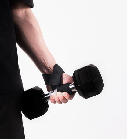 Correas de Levantamiento Negro Straps Gym  Ergonómicas para Entrenamiento Intenso y Comodidad Máxima Spike Activewear