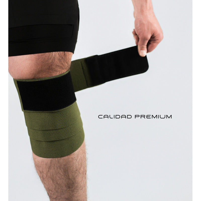 Rodilleras Elastica Venda Gym Cinta Crossfit Spike