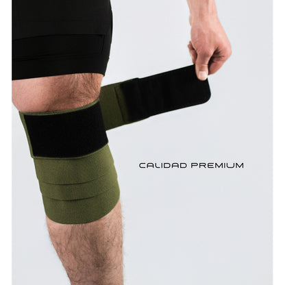 Rodilleras Elastica Venda Gym Cinta Crossfit Spike