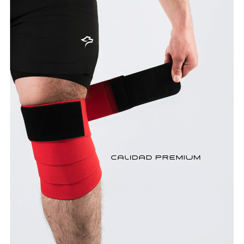Rodilleras Elastica Venda Gym Cinta Crossfit Spike