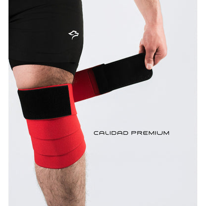 Rodilleras Elastica Venda Gym Cinta Crossfit Spike