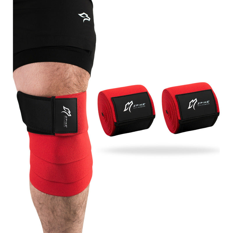 Rodilleras Elastica Venda Gym Cinta Crossfit Spike