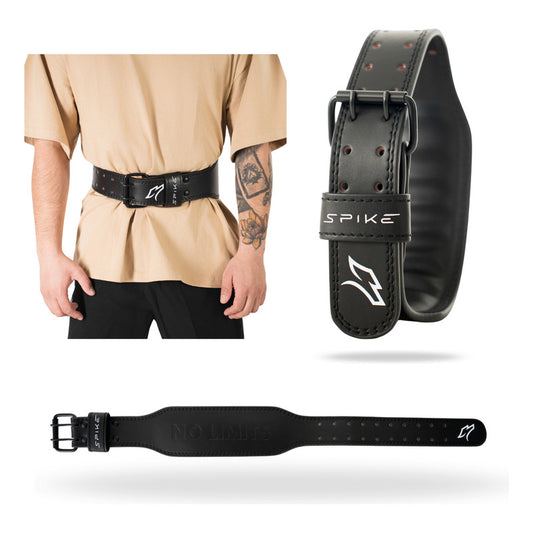 Cinturon Pesista Cuero Gym Cinto Crossfit Spike Activewear