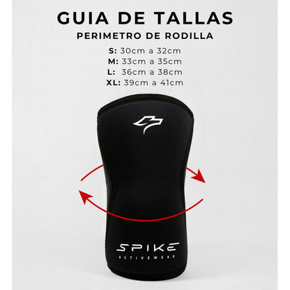 Rodilleras Neopreno 7mm Compresion Crossfit Gym Spike