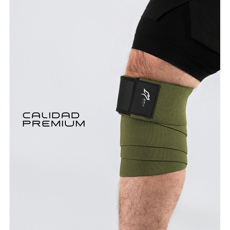 Rodilleras Elastica Venda Gym Cinta Crossfit Spike