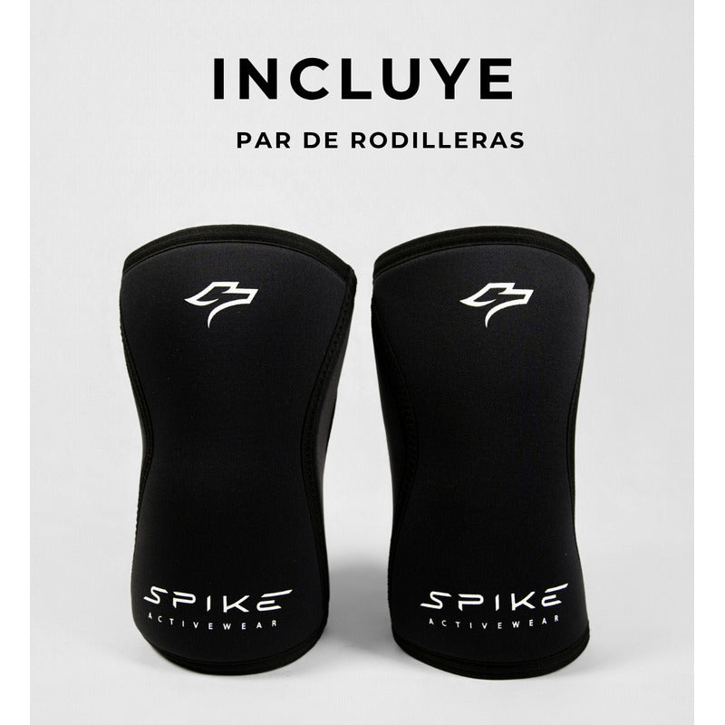 Rodilleras Neopreno 7mm Compresion Crossfit Gym Spike