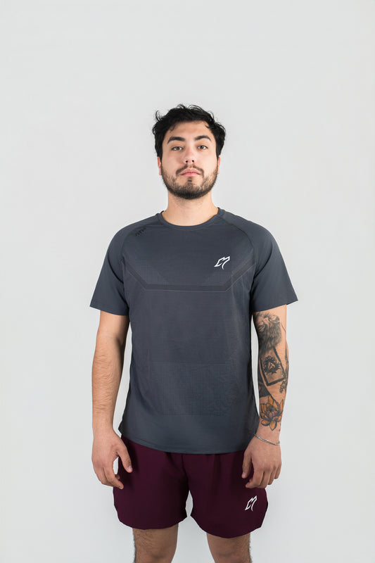 PLAYERA DRY-FIT GRIS