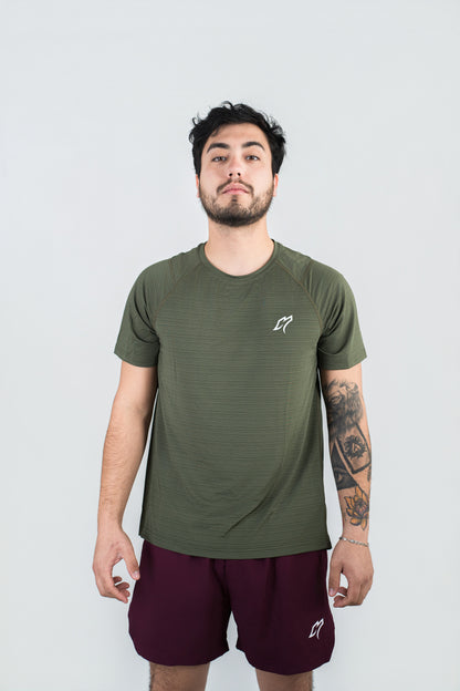 PLAYERA DRY-FIT VERDE