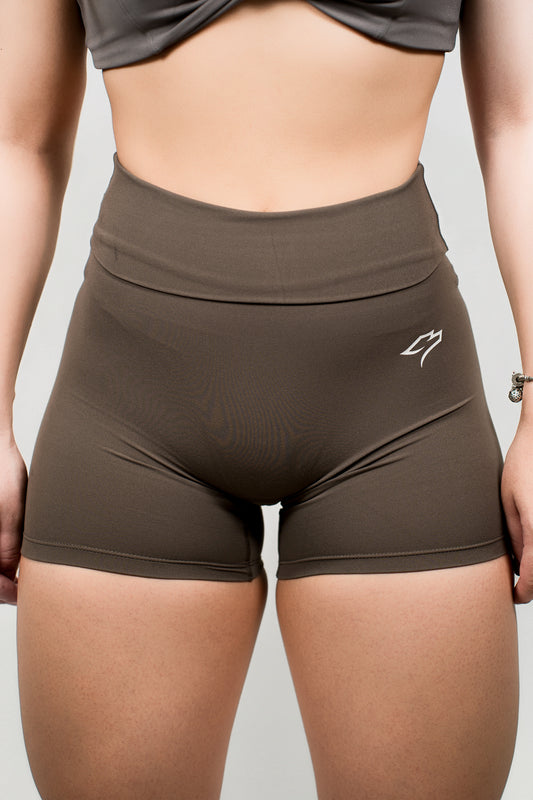 AURA SHORT LICRA CAFE