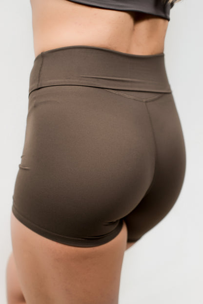 AURA SHORT LICRA CAFE