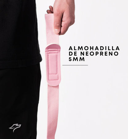 Correas de Levantamiento Rosa para Gimnasio Straps y Diseño Ergonómico para Máxima Comodidad y Soporte Spike Activewear