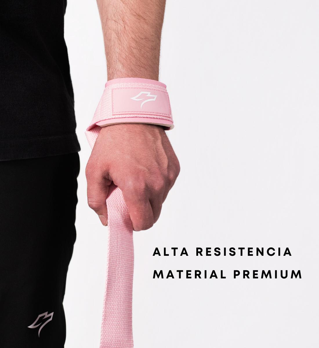 Correas de Levantamiento Rosa para Gimnasio Straps y Diseño Ergonómico para Máxima Comodidad y Soporte Spike Activewear