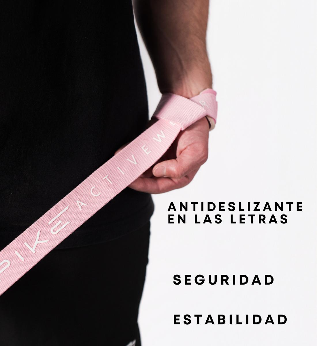 Correas de Levantamiento Rosa para Gimnasio Straps y Diseño Ergonómico para Máxima Comodidad y Soporte Spike Activewear