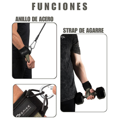 STRAPS CON MUÑEQUERA Y GRILLETES