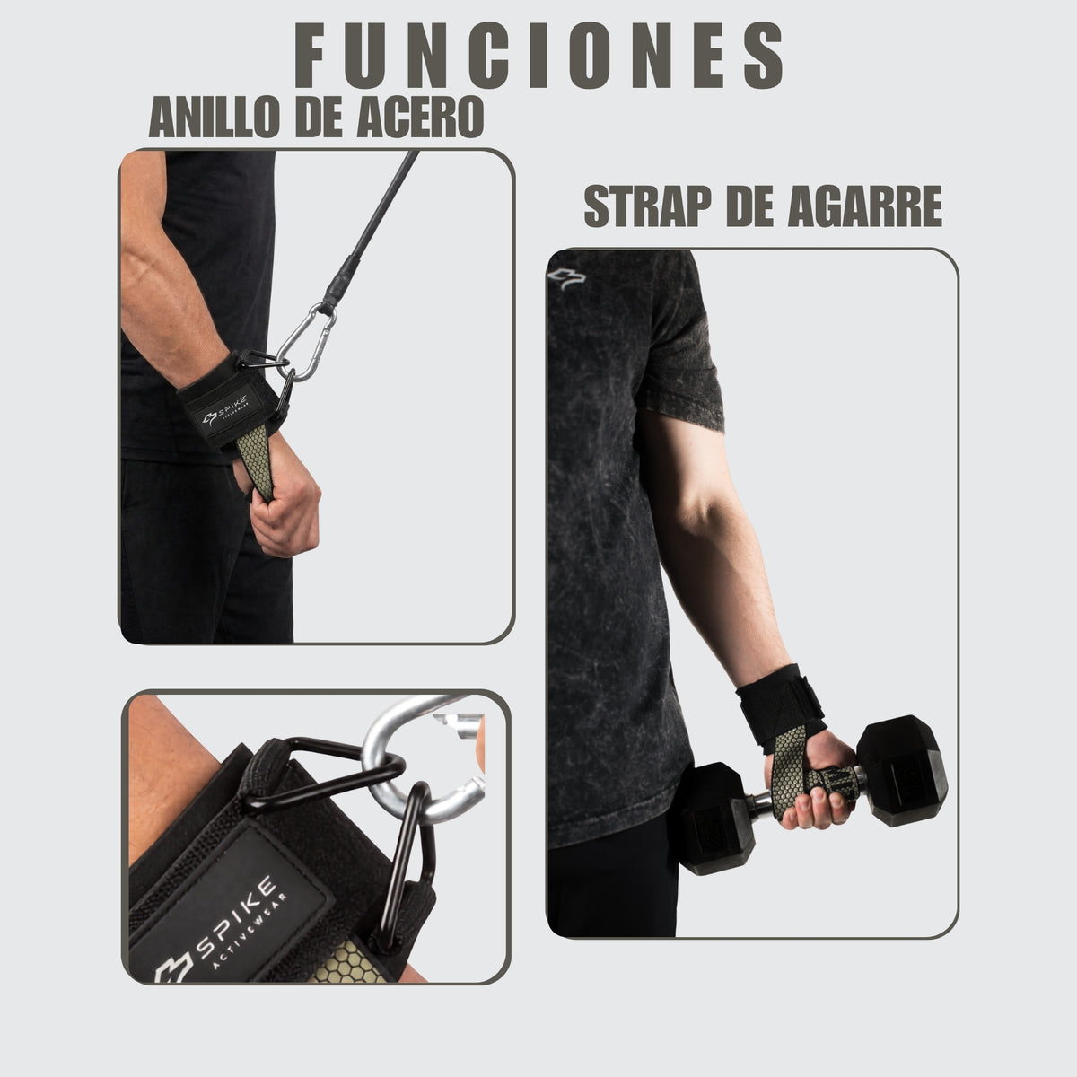STRAPS CON MUÑEQUERA Y GRILLETES