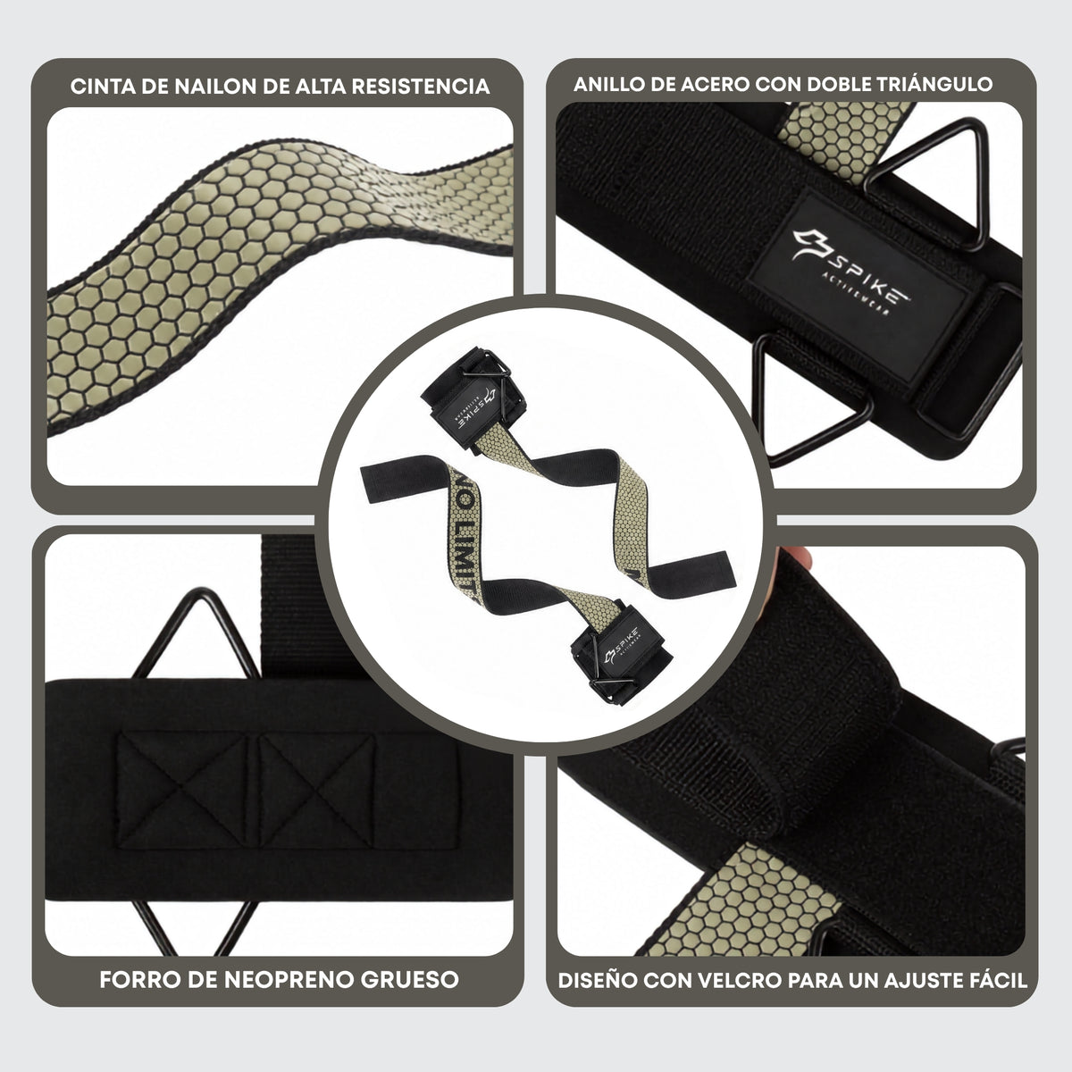 STRAPS CON MUÑEQUERA Y GRILLETES